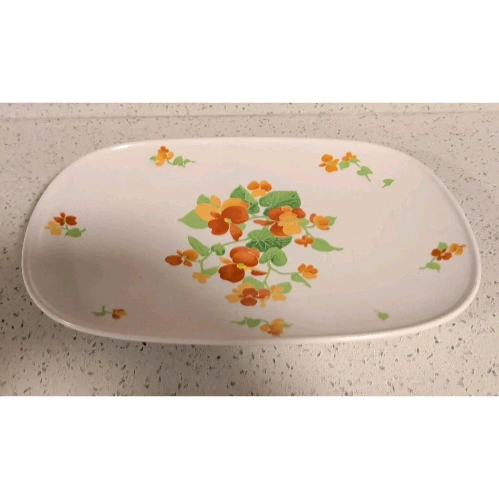 noritake progression Happy Days Rectangular Platter Floral 9069